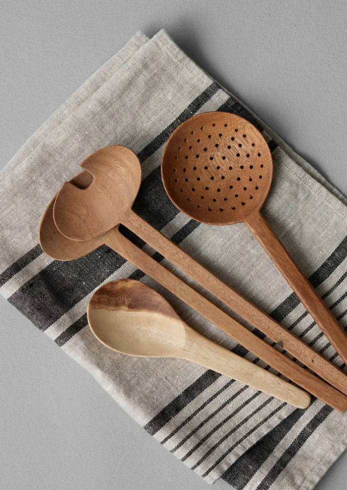 Acacia Wood Serving Spoon
