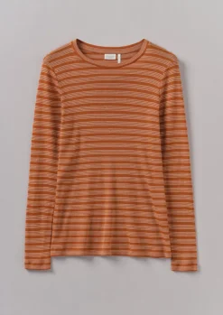 Agnes Stripe Wool Lyocell Tee