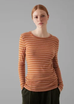 Agnes Stripe Wool Lyocell Tee
