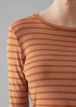 Agnes Stripe Wool Lyocell Tee