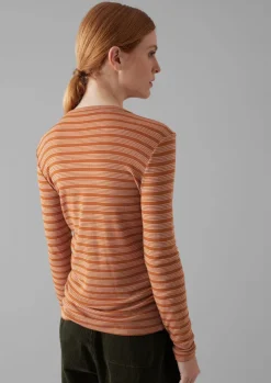 Agnes Stripe Wool Lyocell Tee