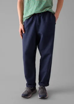 Alfie Garment Dyed Herringbone Trousers
