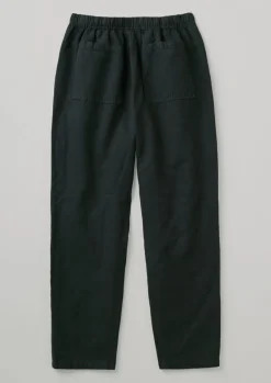 Alfie Garment Dyed Herringbone Trousers