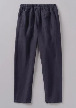 Alfie Garment Dyed Linen Trousers