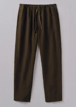 Alfie Garment Dyed Linen Trousers