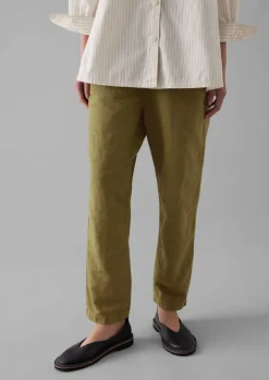 Alix Cotton Check Trousers