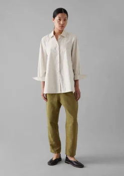 Alix Cotton Check Trousers
