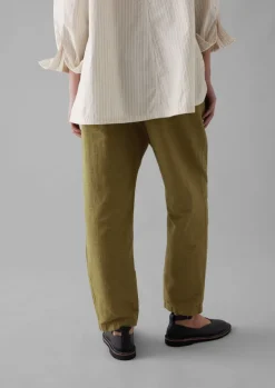 Alix Cotton Check Trousers