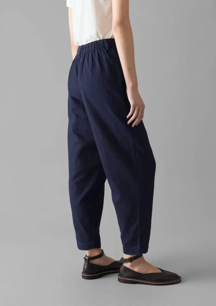 Alix Indigo Twill Trousers
