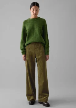Annie Organic Cord Full Length Trousers