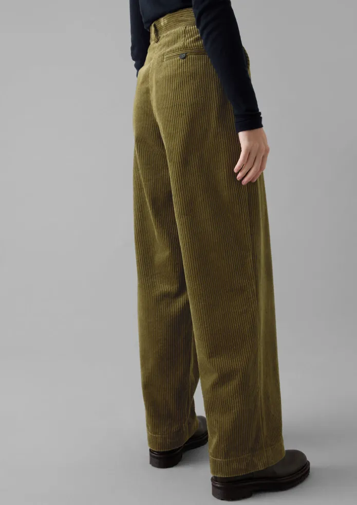 Annie Organic Cord Full Length Trousers
