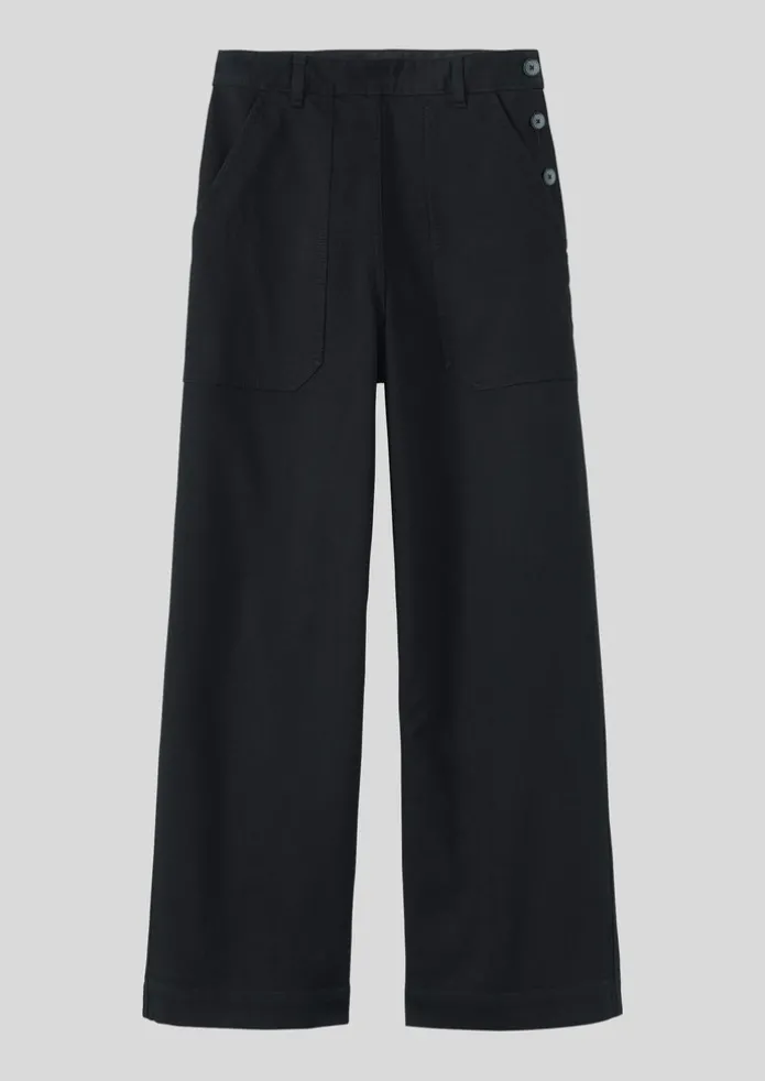 Annie Organic Denim Side Button Jeans