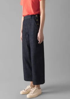 Annie Organic Denim Side Button Jeans