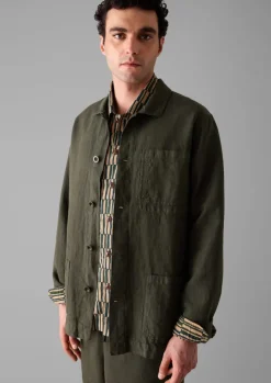 Arlo Garment Dyed Herringbone Jacket
