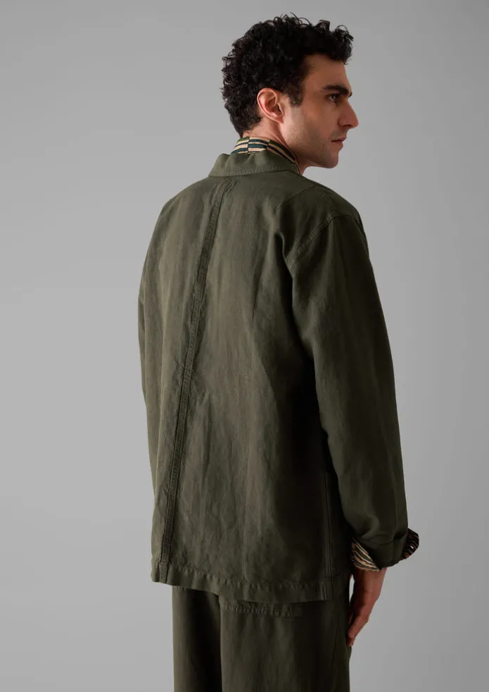 Arlo Garment Dyed Herringbone Jacket