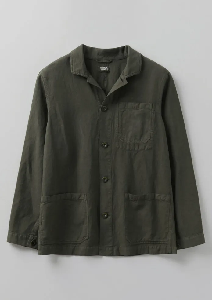 Arlo Garment Dyed Herringbone Jacket