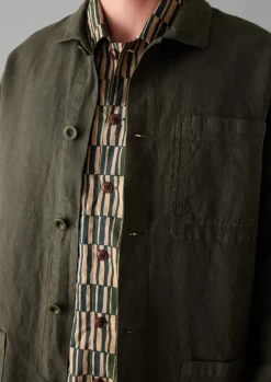 Arlo Garment Dyed Herringbone Jacket