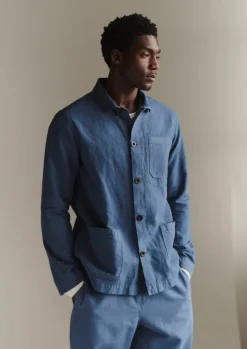 Arlo Garment Dyed Herringbone Jacket