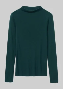 Aster Wool Lyocell High Neck Tee