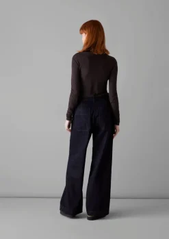 Aster Wool Lyocell High Neck Tee