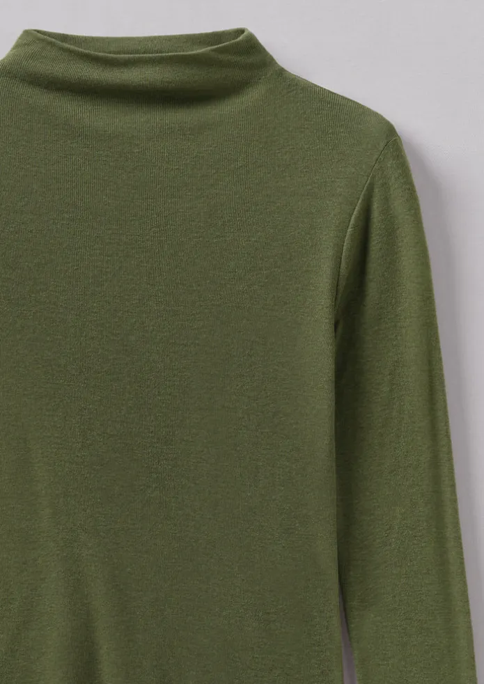 Aster Wool Lyocell High Neck Tee