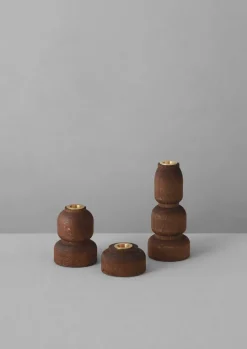 Beechwood Slim Dinner Candle Holder Set