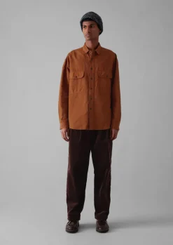 Bill Organic Cord Wide Leg Trousers