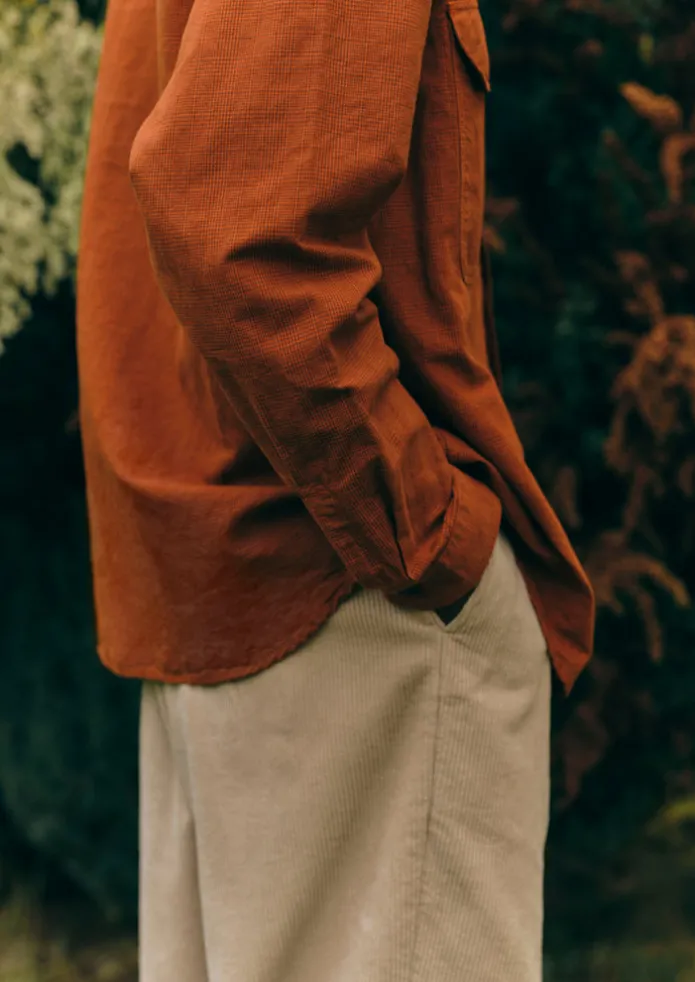 Bill Organic Cord Wide Leg Trousers