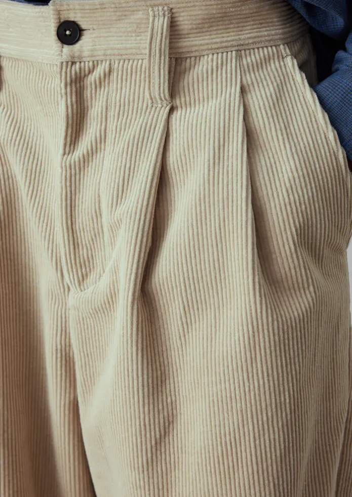 Bill Organic Cord Wide Leg Trousers