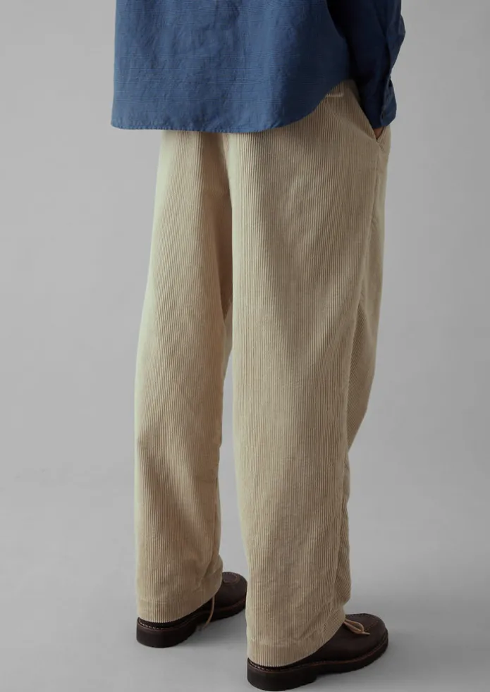 Bill Organic Cord Wide Leg Trousers