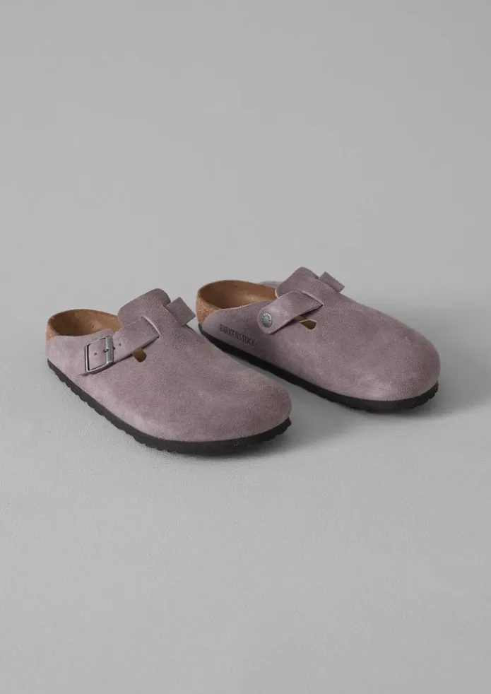 Birkenstock Boston Suede Clogs