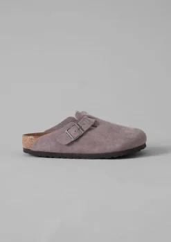 Birkenstock Boston Suede Clogs