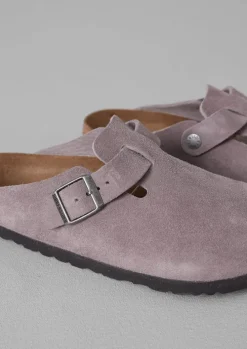 Birkenstock Boston Suede Clogs