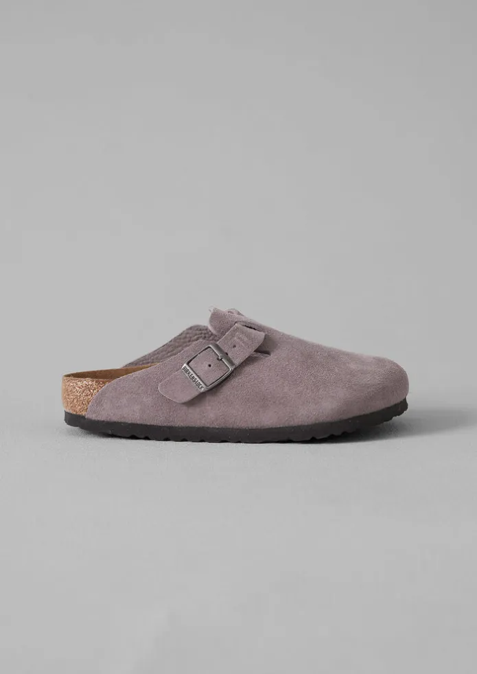 Birkenstock Boston Suede Clogs