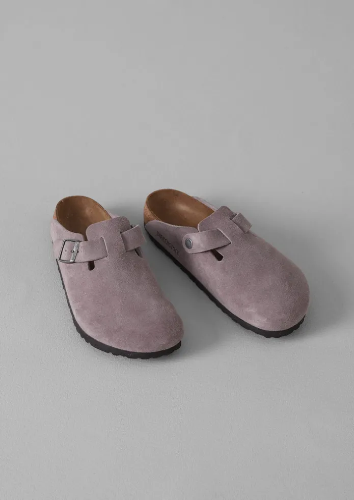 Birkenstock Boston Suede Clogs