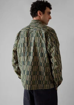 Block Print Irregular Check Shirt