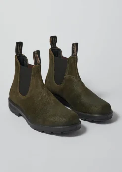 Blundstone Waxed Suede Chelsea Boots