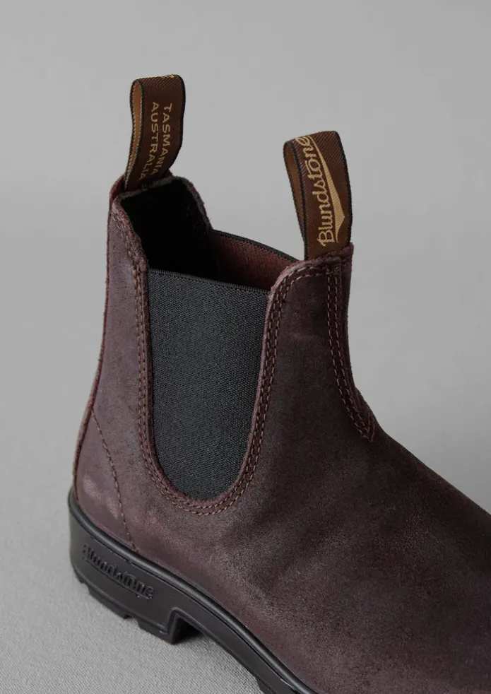 Blundstone Waxed Suede Chelsea Boots