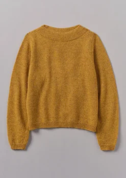 Boat Neck Wool Sweater