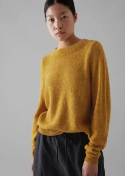 Boat Neck Wool Sweater