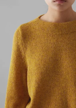 Boat Neck Wool Sweater