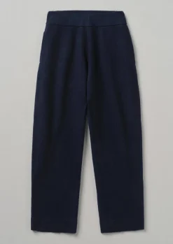 Boiled Wool Pull On Trousers