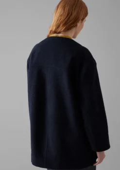 Boiled Wool Short Coat