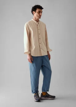 Bold Stripe Grandad Shirt