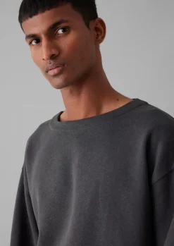 Brushed Cotton Hemp Wide Neck Sweater