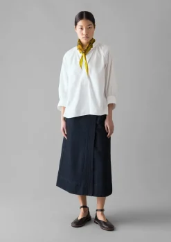 Catrin Cotton Oxford Easy Shirt