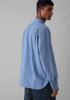 Chambray Cotton Linen Shirt