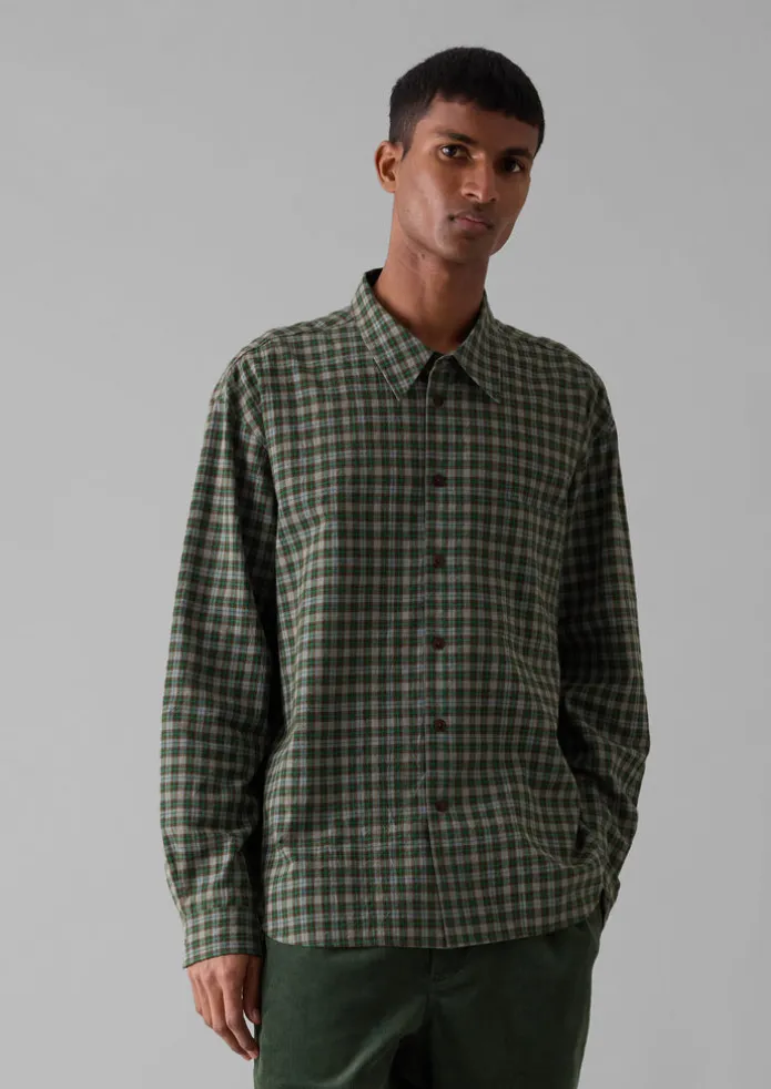 Check Cotton Wool Shirt