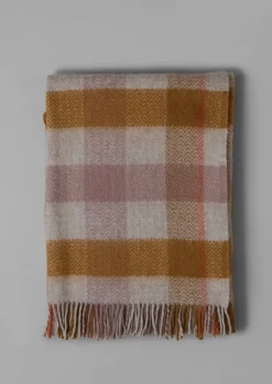 Chevron Check Wool Blanket