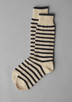 Chup Cotton Linen Stripe Socks